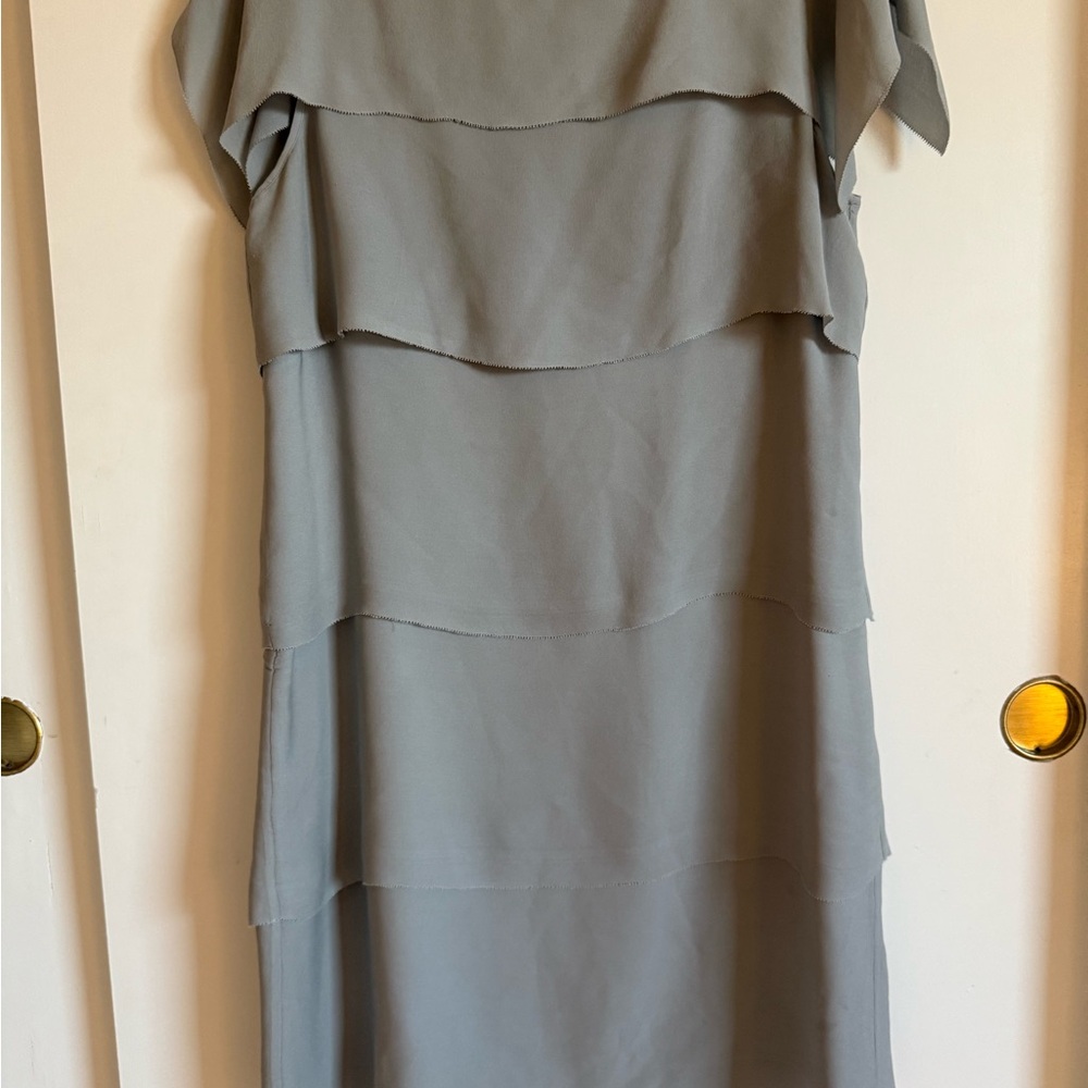 Banana Republic Asymmetrical Gray Dress